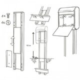 Allux 1001 statief zilver_