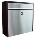 Allux 250 zwart/zilver brievenbus Allux 250 zwart/zilver brievenbus